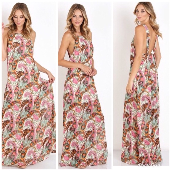 Show Me Your MuMu Dresses & Skirts - Show me your Mumu floral maxi dress size small